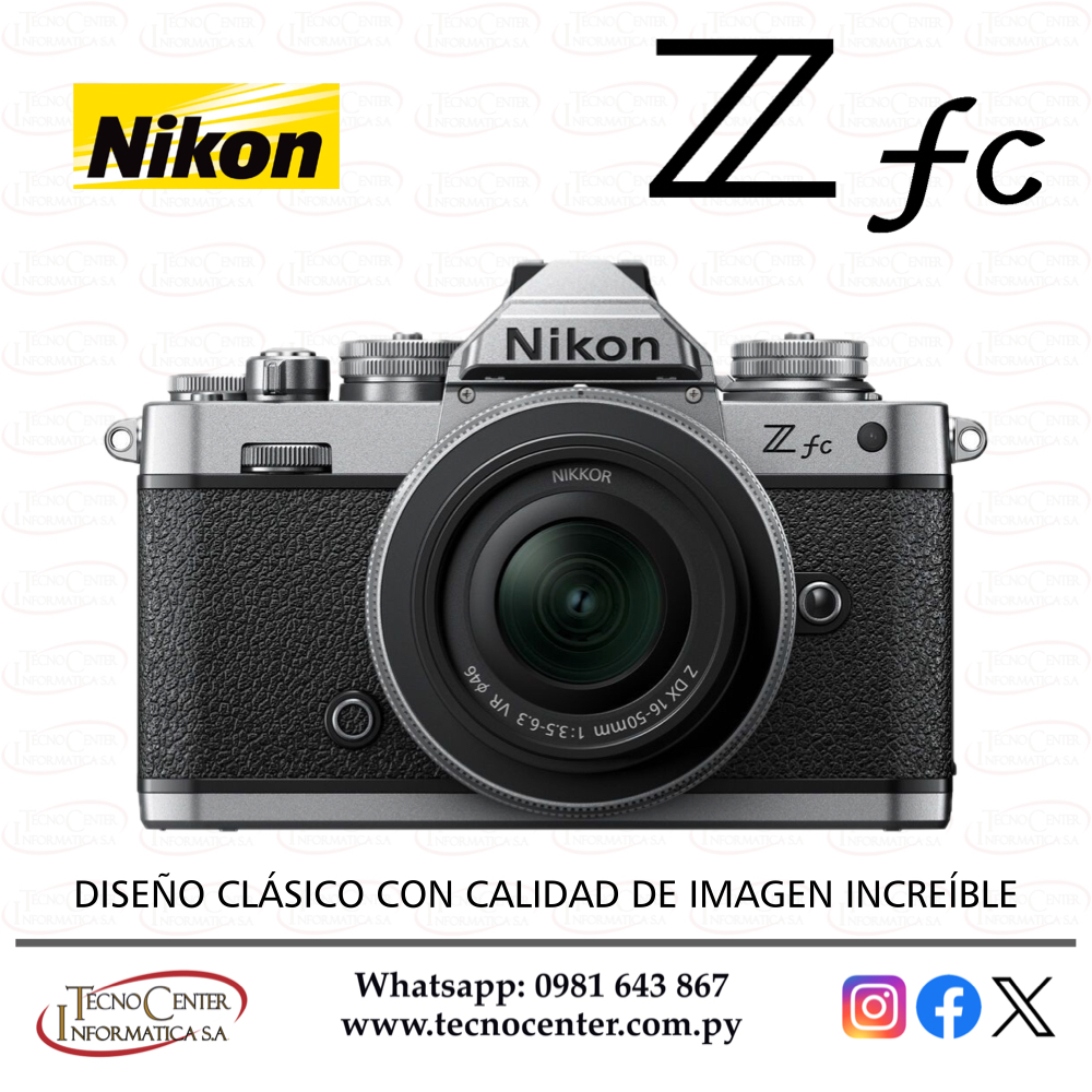 Cámara Nikon Z Fc